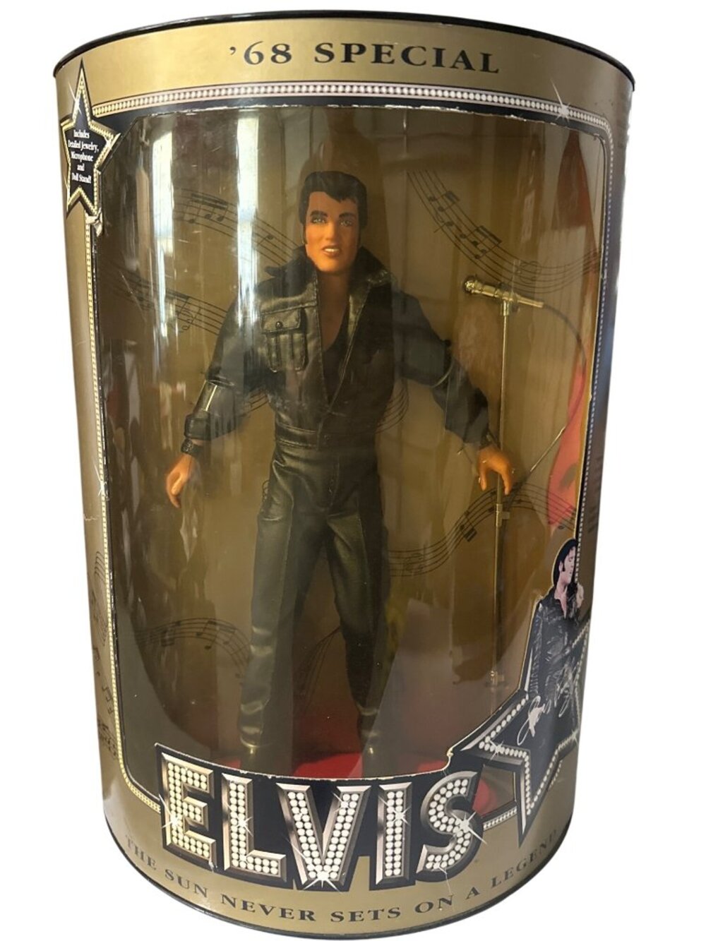 Elvis Presley 68 Special Collectors Edition Doll With Mic & Stand - Picture 2 of 6